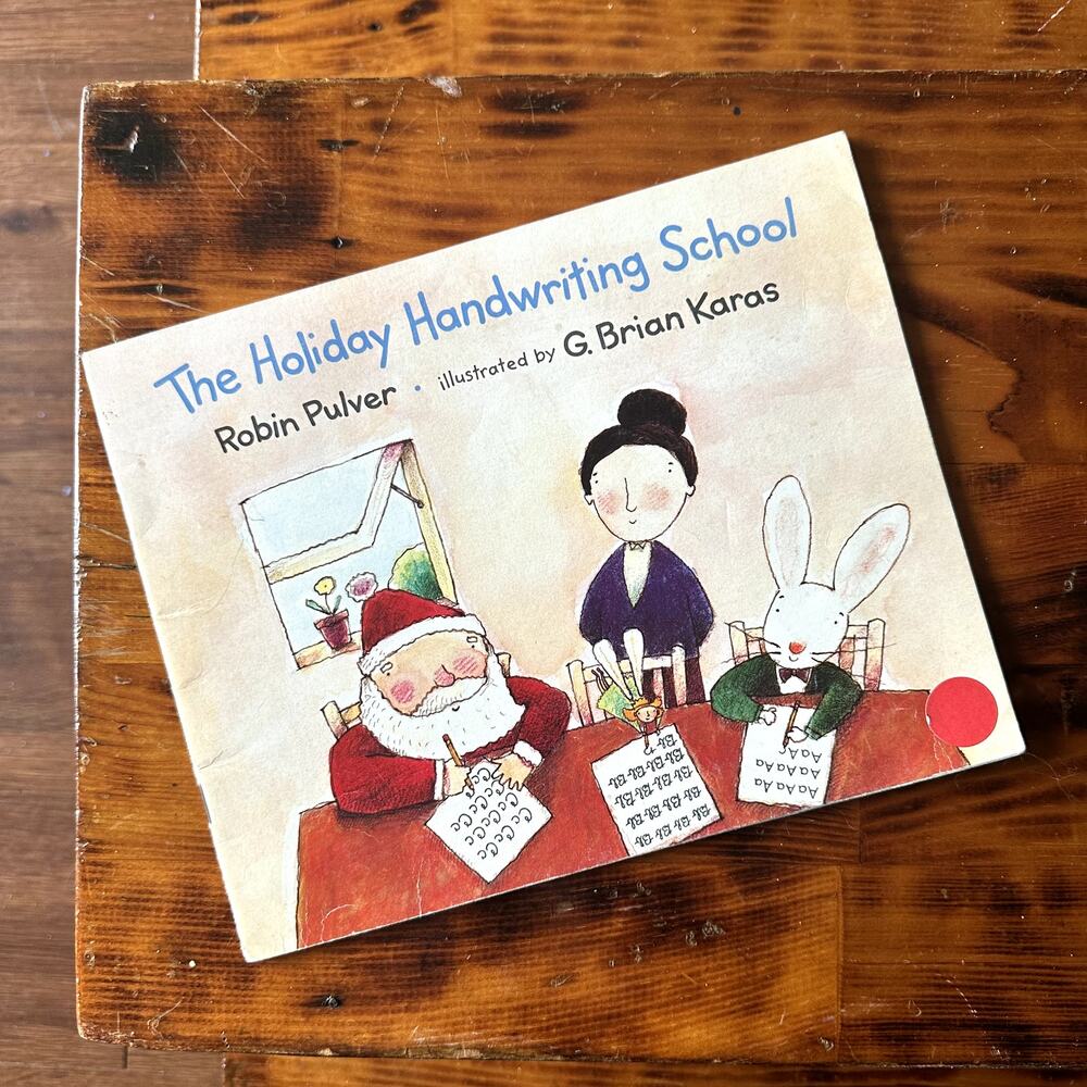 Vintage 1991 The Holiday Handwriting School Paperback Book
